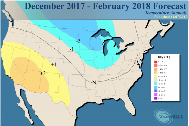 Winter 2017 18 Early November Outlook