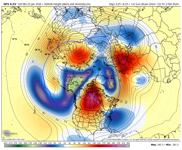 JAN 28th-30th 2024 Potential system compliments of a +PNA - Page 2 Gfs_deterministic_nhemi_z500_anom_5day_6875200